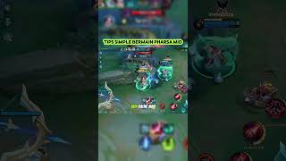 Tips simple bermain pharsa mid #mlbb #mobilelegends #mlbbshorts
