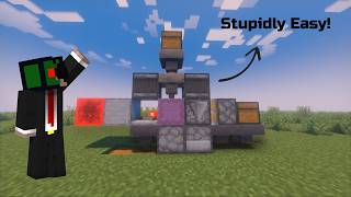 How to Make a Compact Shulker box Loader in Minecraft! Stupidly Easy!