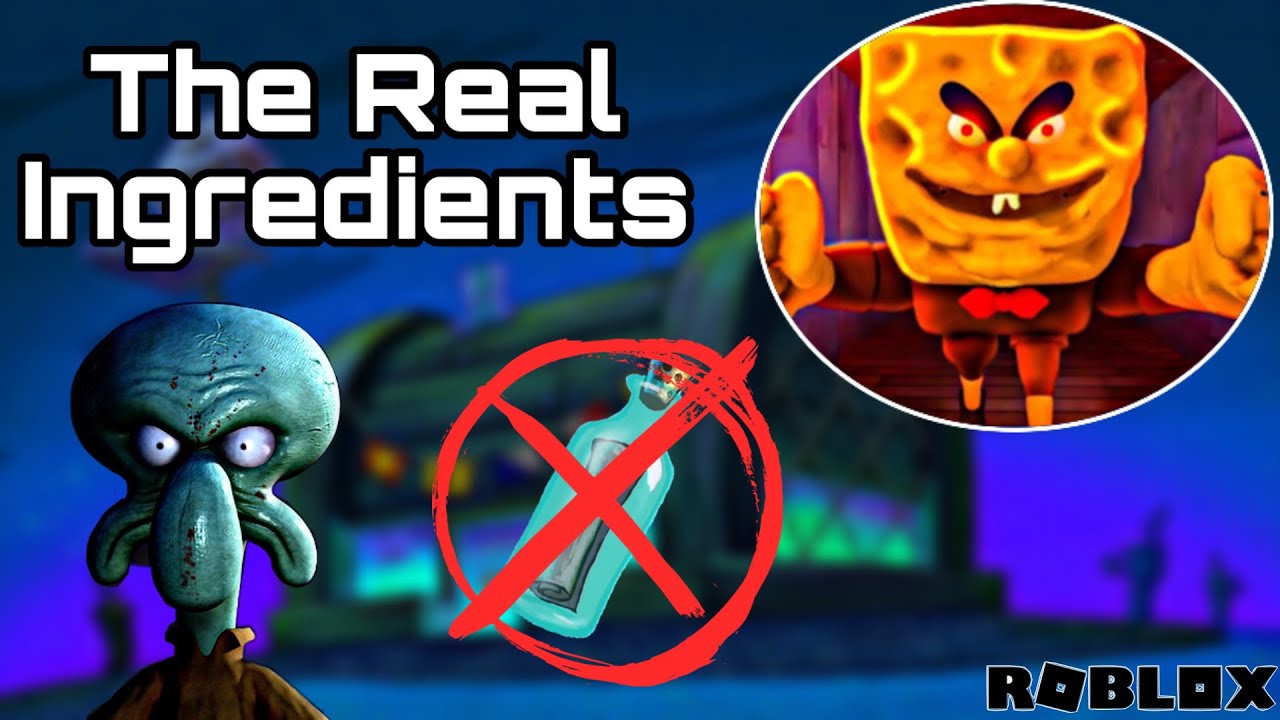SPONGEBOB TURNS US INTO WHAT!!! | THE REAL INGREDIENTS | ROBLOX