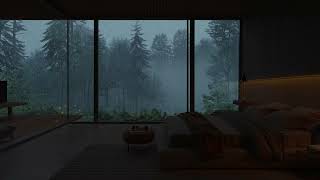 Freedom From Stress to Sleep Instantly with Rain Sounds for Sleeping & The Sound of Thunder at Night