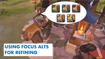Using Focus Alts for Refining in Albion Online