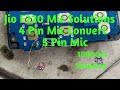 Jio f220 4 pin mic convert to 5 pin solution rkbhaimobile