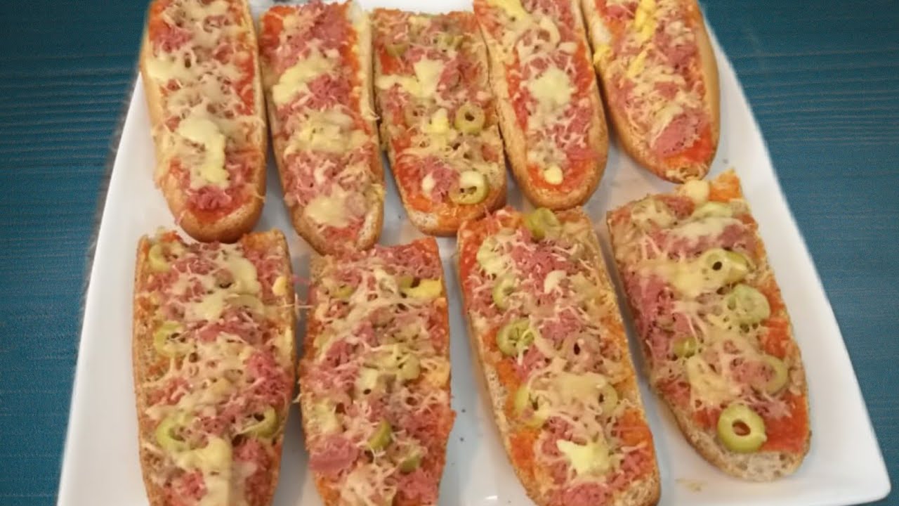 بيتزا بالخبز البايت سهلة  و سريعة جدا 😍 فكرة رائعة