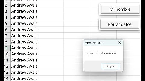 parte 1 Sistema de control de inventario Range y Cells, msgbox y asignación de macro en EXCEL y VBA