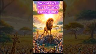 The Lion Who Lost His Roar (Second Part) Hindi Version #lionstory #moralstories #shorts
