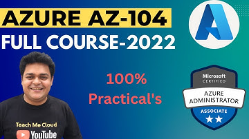 Azure Administrator AZ-104  Full Course 2022 |New Azure Portal 100% Live practical