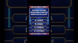 %99 YANLIŞ BİLİYOR!😱😱 Ödüllü Yarışma. #bilmece #bulmaca #yarasoolallah