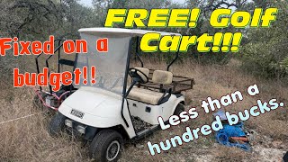 DIY Budget Golf Cart Revival!  Got it for FREE!