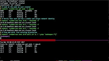 KubeCon: StatefulSet demo