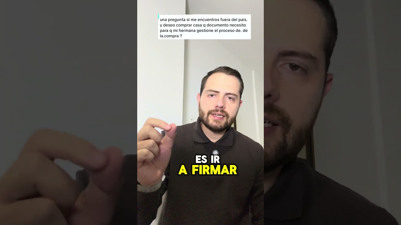 Comprar una propiedad estando por fuera del país