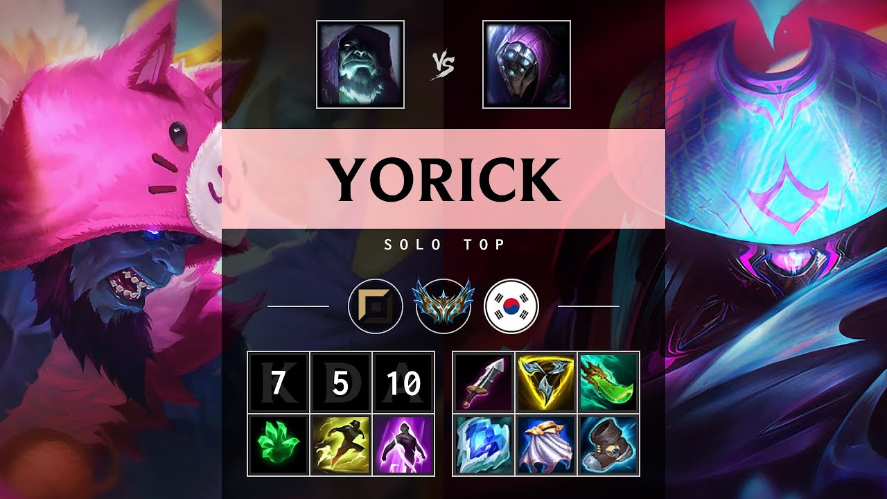 Yorick Top vs Jax - KR Challenger Patch 25.21