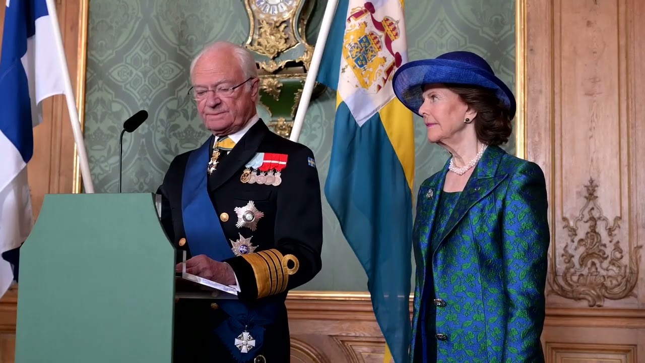 Swedish King and Queen meet President Couple from Finland
