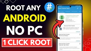 how to root android phone without computer 2026 | One click root apk