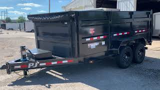 PJ Trailer's 7 ft x 14 ft High Side Dump