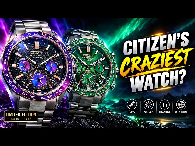 時計 CITIZEN Attesa World Timer Citizen Attesa 2026 Review: This Titanium GPS Watch Is Seriously