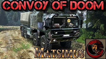 Spintires - Canyon Convoy of Doom!