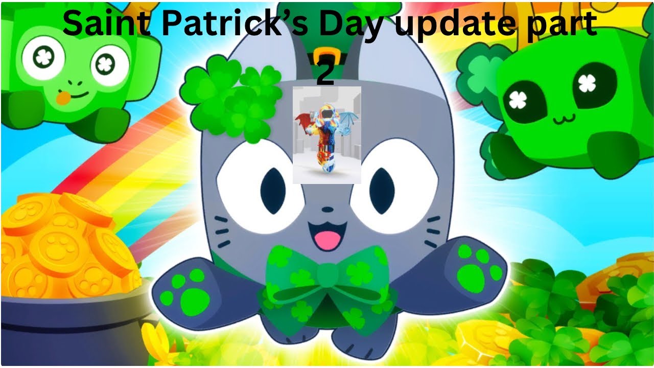 Checking out the Saint Patrick’s update part 2 in pet simulator 99 ...