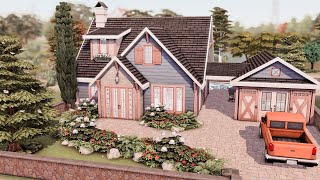 BRINDLETON BAY HOUSE 🍂 Base Game + Cats & Dogs + Horse Ranch 🏡 The Sims 4 Speed Build | No CC