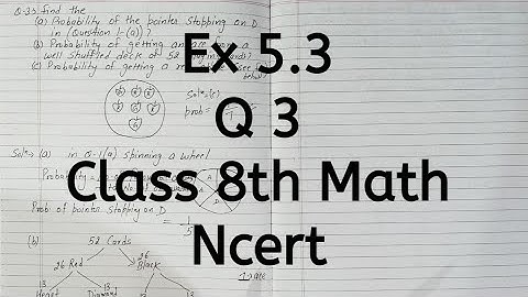 Ex 5.3, Q 3, Chapter 5, Data Handling, Class 8 Math