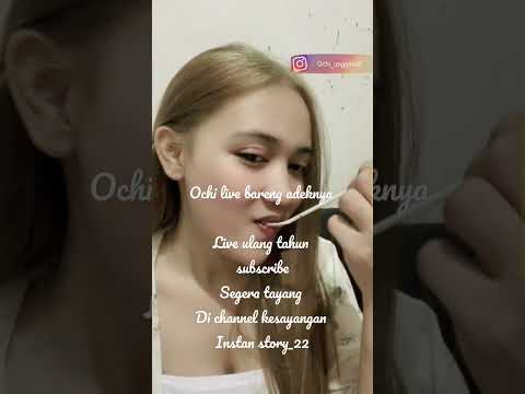 Hot parah ochi merayakan ulang tahun live !!!