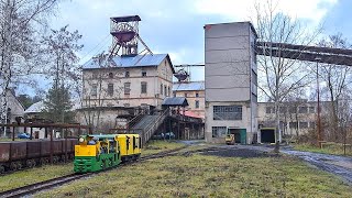 První jízda lokomotivy na úzkorozchodné drážce v Hornickém skanzenu Mayrau