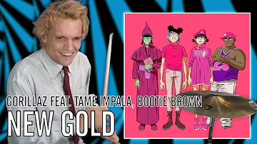 Gorillaz - New Gold ft. Tame Impala & Bootie Brown | Office Drummer