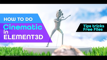 How to get cinematic look to your 3D character in Element 3d | After effects