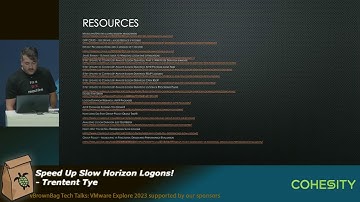 VMware Explore Tech Talks from vBrownBag