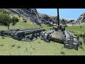 Space Engineers building tank tracks and chasis (timelapse)