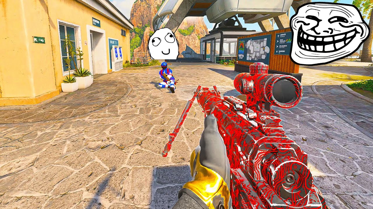 Acting like a BOT then POPPING OFF with a SNIPER (HILARIOUS)