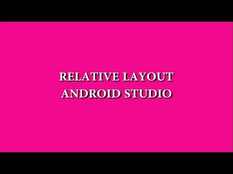 Tutorial | Relative Layout | Android Studio