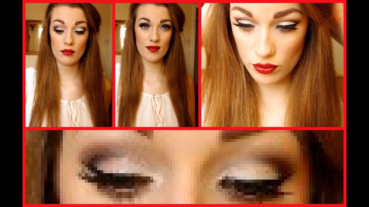 talk-through-1940-s-pin-up-inspired-makeup-youtube