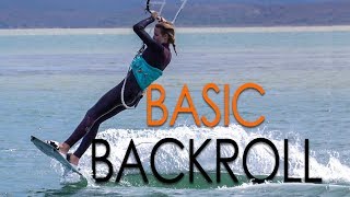 how to backroll (kiteboard / kitesurf tutorial)