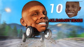 DaBaby Convertible Game by ThrillDaWill 100% playthrough | Getting all Dababy Heads | gsusfm screenshot 1