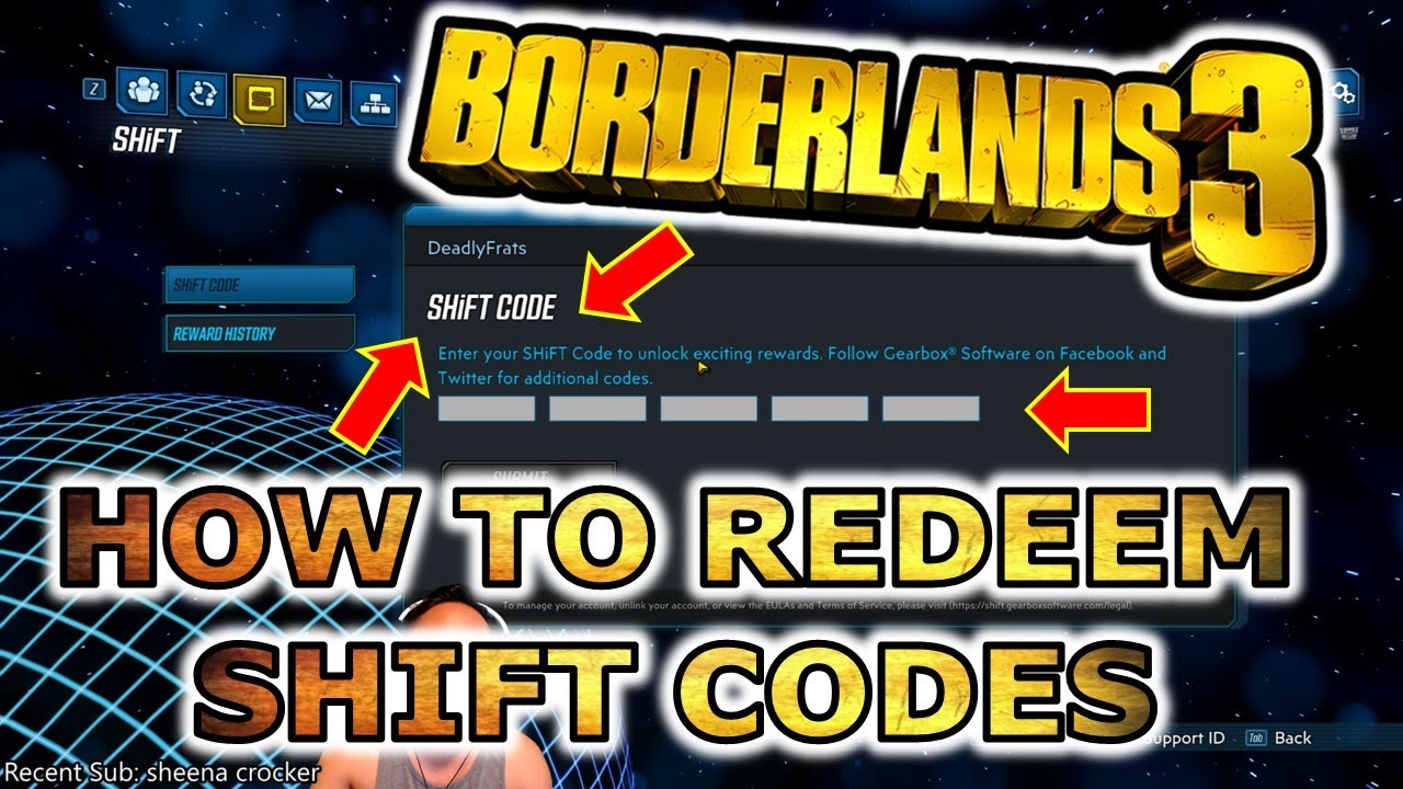 Extinto Escalera Especificado Borderlands 3 Tutorial - How To Redeem Shift Codes In Game And Where To  Find / Get Shift Codes - YouTube
