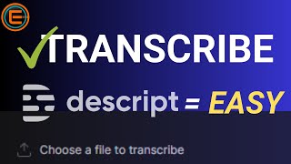 How to use Descript Transcription to convert audio to text