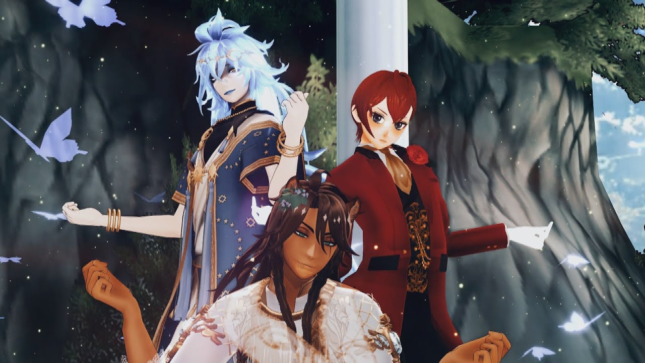 【MMDツイステ/Twisted Wonderland】jewel【リドル・レオナ・イデア】