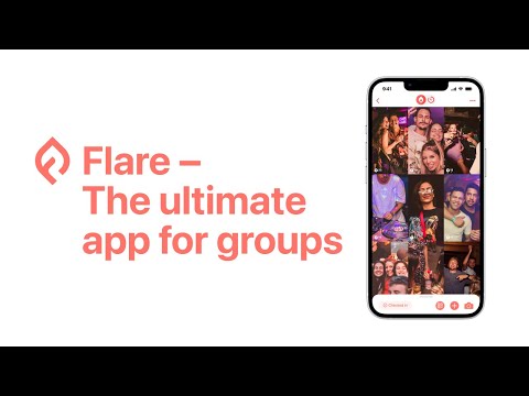 Flare – The ultimate app for groups (Light mode)