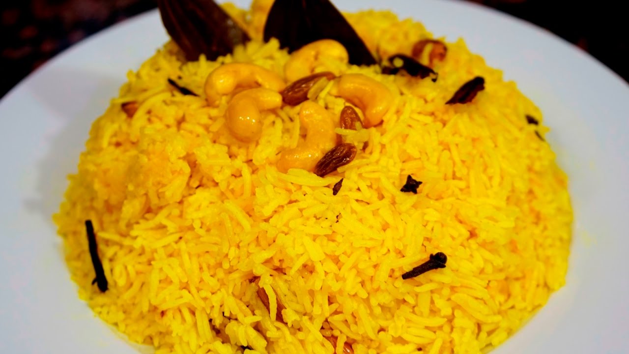 AUTHENTIC BASANTI PULAO RECIPE (Yellow flavored rice) YouTube