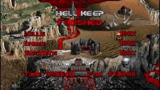 DOOM 100% walkthrough E3M1 hell keep