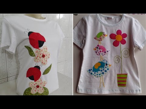 Video: How To Decorate A T-shirt With Applique