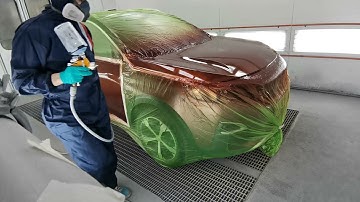 painting peugeot 3008 sikkens  autowave MM 2.0 and RM clearcoat