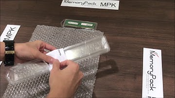 Shipping Memorypack 1973-001 plastic clamshell box for DDR4 ram memory ( www.memorypack.com.tw )