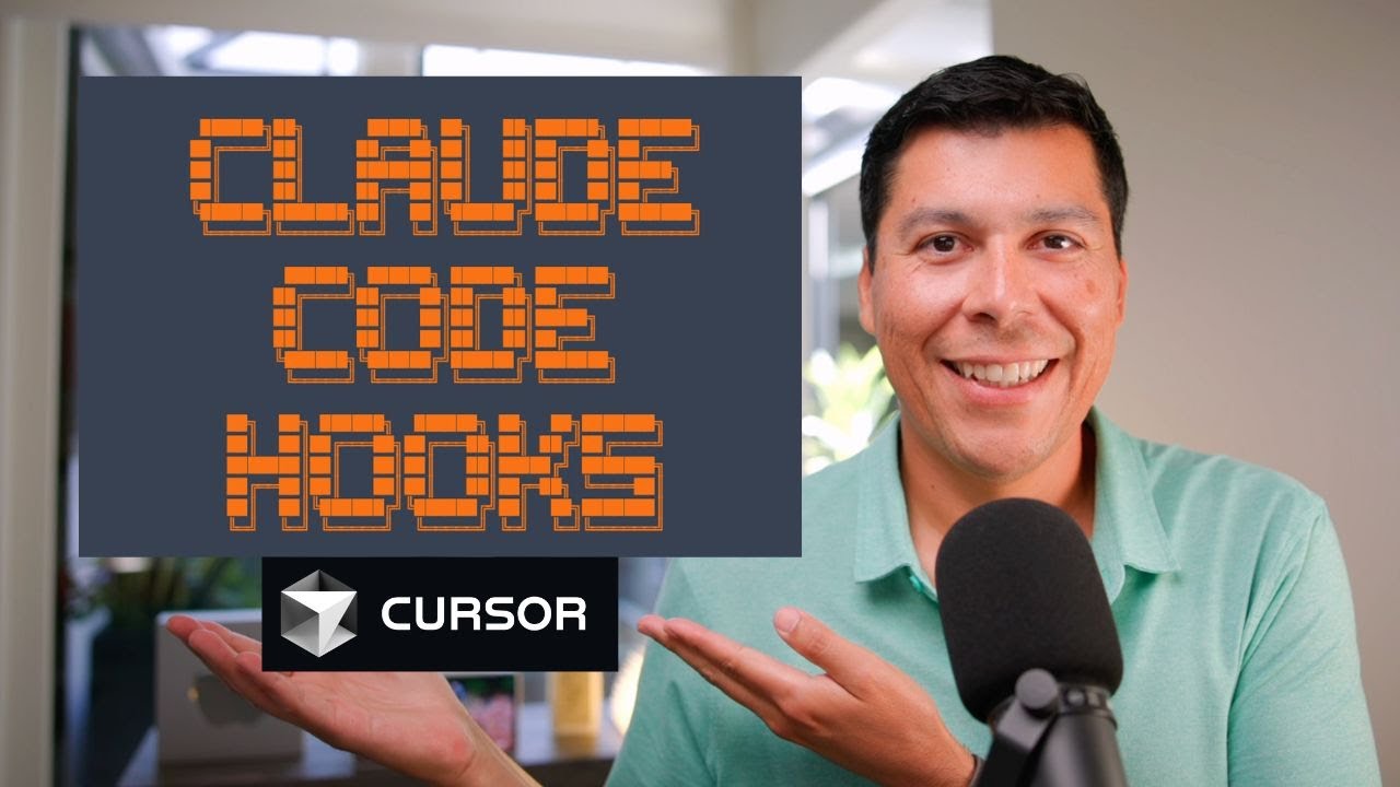 New "Hooks" feature in Claude Code: Live Coding with Cursor