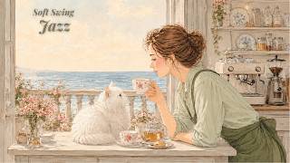 Soft Swing Jazz ☕ At Your Own Pace | Cozy & Relaxing Summer Cafe Music screenshot 4