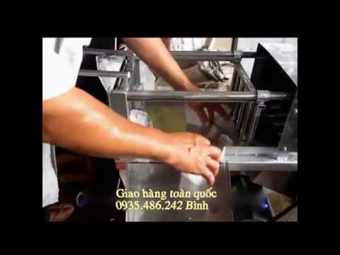 Video Máy Cắt nước đá uống bia, cafe an toàn , nhanh 5,6,11... - youtube