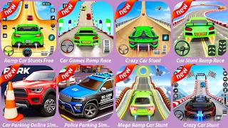 Car Games Ramp Racing,Ramp Car Stunts Free,Crazy Car Stunt,Car Parking Online,Police Parking Sim screenshot 4