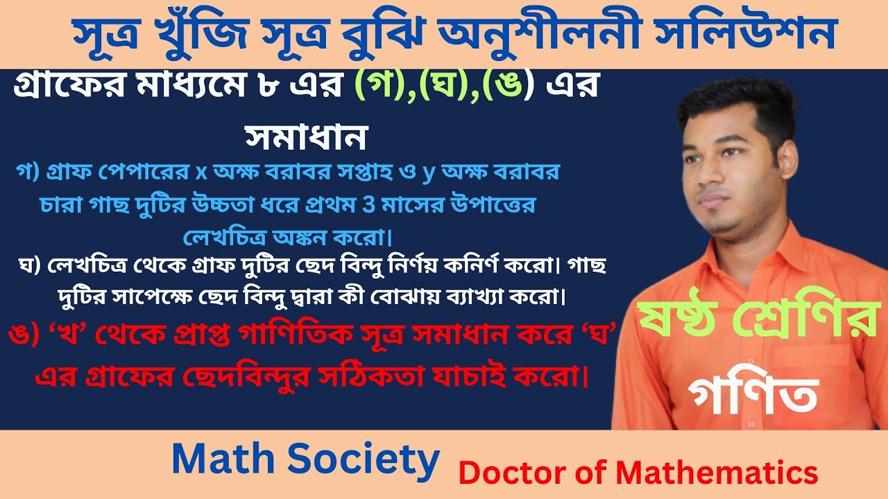 লেখচিত্র ব্যাবহার করে সমাধান । Sutro khuji sutro buji chapter 12 ...