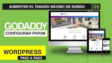📲 Wordpress 2019 | Como modificar upload_max_filesize en php.ini ✅ | go daddy