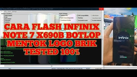 Flash Firmware Infinix Note 7 X690B Bootlop Tested